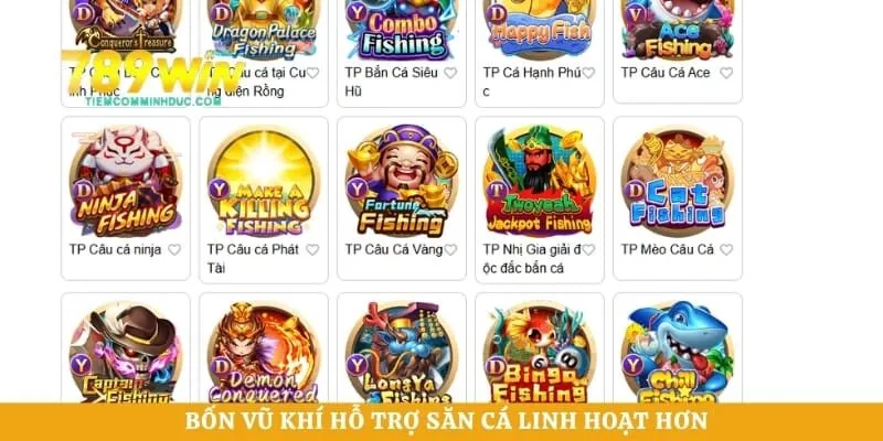 Bốn vũ khí hỗ trợ săn cá linh hoạt hơn