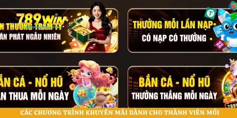 Các chương trình khuyến mãi dành cho thành viên mới 