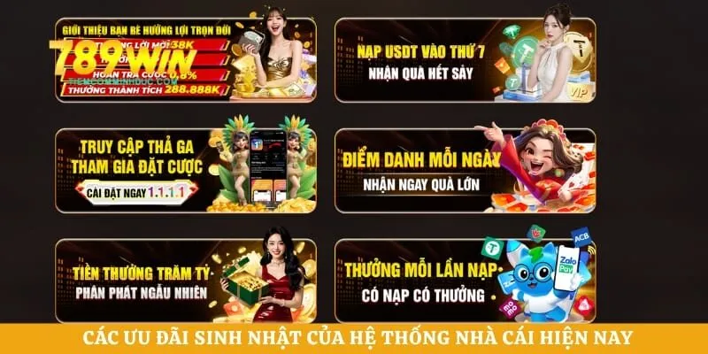 Các ưu đãi sinh nhật của hệ thống nhà cái hiện nay