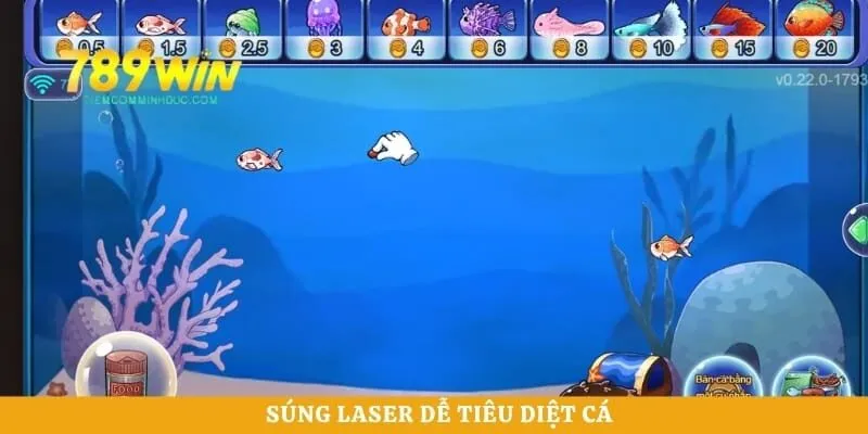 Súng laser dễ tiêu diệt cá