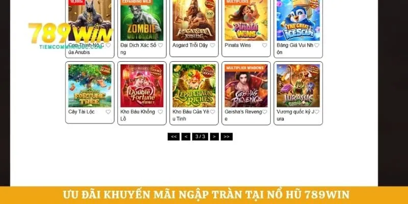 Top 3 chương trình ưu đãi không thể thiếu khi chơi sảnh nổ hũ 789Win